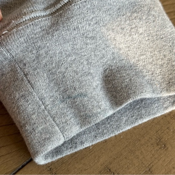 Chrome Hearts Triple Cross Paper Jam Mock Neck Grey Sweatshirt, Size XL - Picture 11 of 16